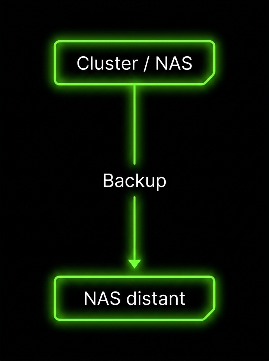Schéma du backup